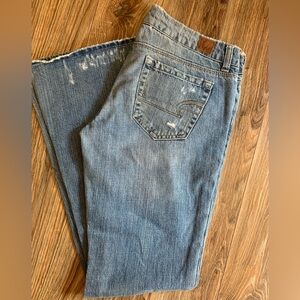 American Eagle Outfitters Light Blue Flare Jeans